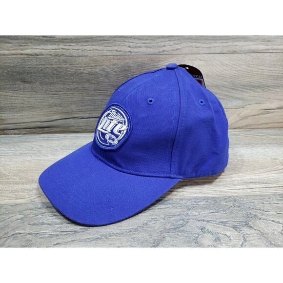 Miller Brewing Company 2007 Miller Light Snapback Baseball Cap Blue - Picture 2 of 6